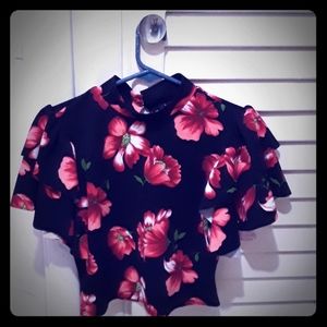 Floral Crop Top